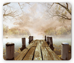 Fall Lake in Forest Mouse Pad