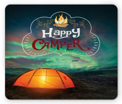 Aurora Borealis Tent Mouse Pad