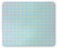 Checkered Diagonal Squares Mouse Pad