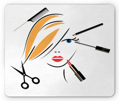 Beauty Salon Make-up Mouse Pad