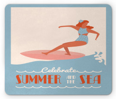 Summer and Sea Mouse Pad