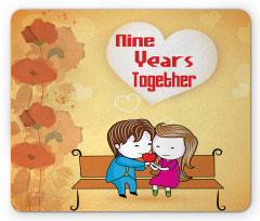 9 Years Together Mouse Pad