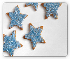 Baked Biscuits in Star Shape Mouse Pad