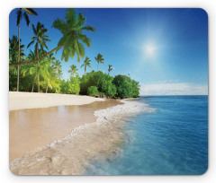 Suuny Ocean Palm Trees Mouse Pad