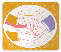 Mother Hands Bless Newlyweds Mouse Pad