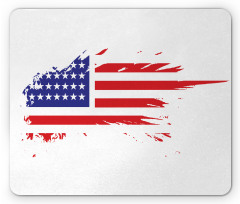 Grunge Flag Freedom Duty Mouse Pad