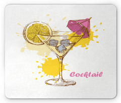 Vodka Martini Lemon Mouse Pad