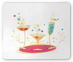 Different Drinks Mouse Pad