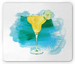 Watercolor Margarita Mouse Pad