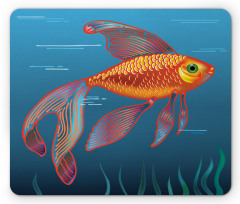 Aquarium Fishes in Water Mouse Pad