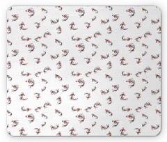 Oriental Art Carps Koi Mouse Pad