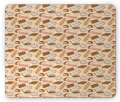 Sweets Candy Bars Vintage Mouse Pad