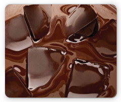 Melting Chocolate Pieces Mouse Pad