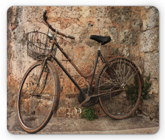 Rusty Vintage Bicycle Mouse Pad