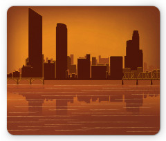 Skyline and Reflection Mouse Pad