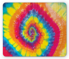 Abstract Colorful Batik Mouse Pad