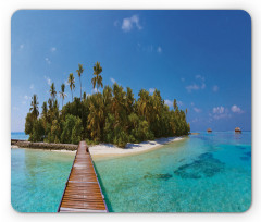 Exotic Island Travel Mouse Pad