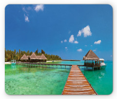 Maldives Island Jetty Mouse Pad