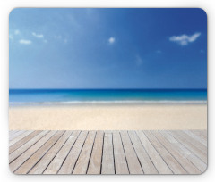 Wooden Decking Sea Mouse Pad