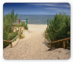 Sandy Peaceful Shore Mouse Pad