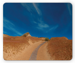 Wooden Road Dunes Mouse Pad