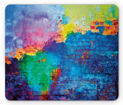 Vibrant Graffiti Spray Mouse Pad