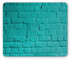 Turquoise Rough Wall Mouse Pad