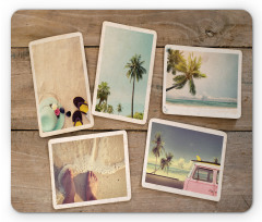 Nostalgic Beach Memories Mouse Pad