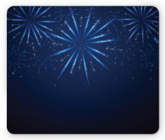 Fireworks at Night Sky Mouse Pad