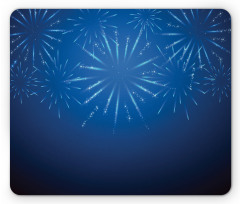 Celebration Elements on Blue Mouse Pad