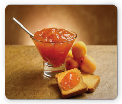 Juicy Apricot Jam and Bread Mouse Pad