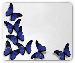 European Union Butterflies Mouse Pad