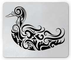 Calligraphic Duck Mouse Pad