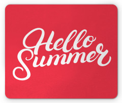 Summer Hand Written Words Mouse Pad