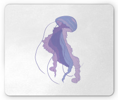 Pastel Purple Tones Art Mouse Pad