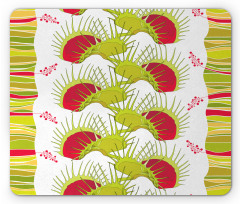 Venus Flytrap and Strips Mouse Pad