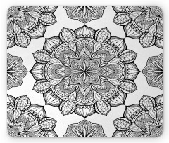 Floral Motifs Mouse Pad