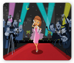 Actress on the Red Carpet Mouse Pad