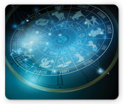 Horoscope Wheel Astrology Mouse Pad