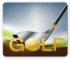 Sportive ActivityGolf Stick Mouse Pad