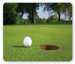 Golf Ball Close to the Hole Mouse Pad