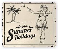 Aloha Summer Holidays Mouse Pad