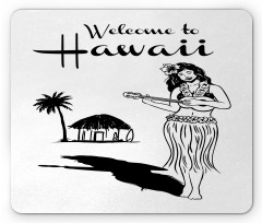 Welcome to Hawaii Words Mouse Pad