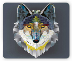 Wolf Coyote Portrait Art Mouse Pad