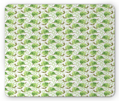 Shelled Baby Organism Pattern Mouse Pad