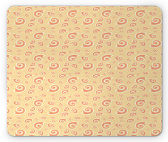 Spiraling Slug Cockleshell Mouse Pad