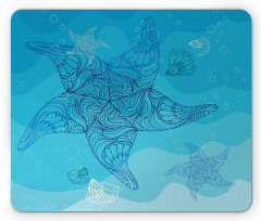 Starfish Deep Sea Creature Mouse Pad