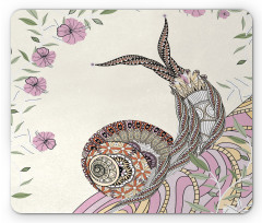 Ornamental Bohemian Organism Mouse Pad