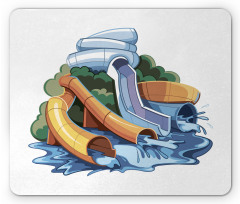 Aqua Park Water Slides Mouse Pad