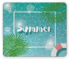 Tropical Summer Square Mouse Pad